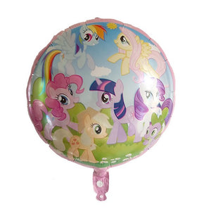 Unicorn Lover Kids Party Balloons - Pink White Green - 10 Pieces - 18 Inches