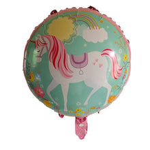 Unicorn Lover Kids Party Balloons - Pink White Green - 10 Pieces - 18 Inches