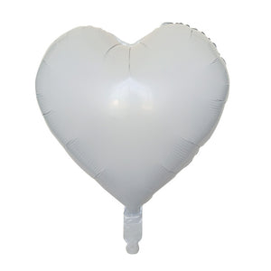 Metallic Heart Balloons