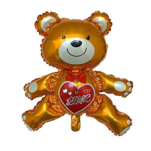 3D Bear Love Balloon - 12 Inches