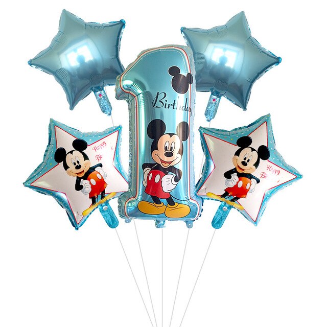 5pcs/lot 32inch Number 18inch Baby Shower Foil Helium Balloons