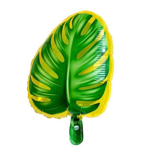 Summer Style Party Balloons - Green, Blue, White, Yellow - 12 Inches
