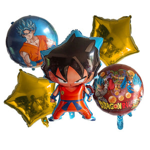 Dragon Balloon Ball Birthday Balloon - 6 Pieces - 12 Inches