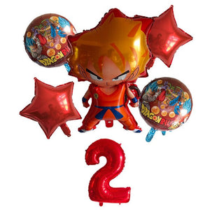 Dragon Balloon Ball Birthday Balloon - 6 Pieces - 12 Inches