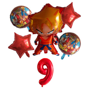 Dragon Balloon Ball Birthday Balloon - 6 Pieces - 12 Inches