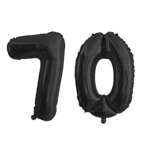 70th Year Birthday Balloon - 2 Pieces - 12 Inches