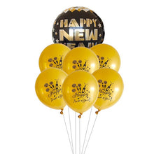 Happy New Year Balloon - 7 Pieces - 12 Inches
