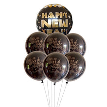 Happy New Year Balloon - 7 Pieces - 12 Inches