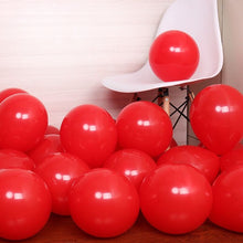 Green & Red Birthday Balloon - Red Green - 30 Pieces - 10 Inches