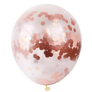 Clear Confetti Balloon -  12 Inch