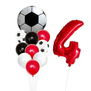Soccer Balls Football Birthday Balloon - 20 Pieces - 12 Inches