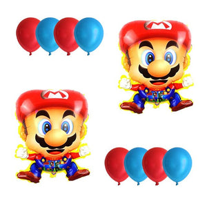 Mario Party Foil Balloons - 13 Pieces - 18 Inches
