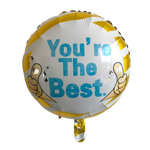 Father's Day Balloons Spanish - Black Army Green, Grey, White - 18 Inches