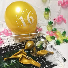 Sweet 16 to Dirty 30 Birthday Balloons - Chocolate, Green, Olive, Light Grey - 7 Pieces - 18 Inches