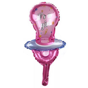 Baby Party Balloons - Pink, Blue, Green -  10 Piece