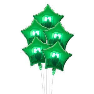 5pcs/set 18inch Star Helium Foil Balloons