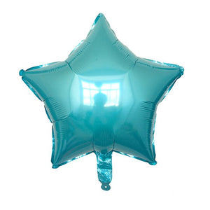 Star Party Foil Balloons - 10 Pieces - 18 Inches