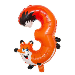Animal Cartoon Balloons - Birthday Party - 19 Inches