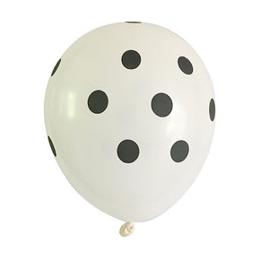 Cartoon Panda Party Balloons - White, Black, Grey