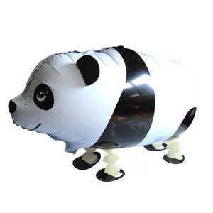 Cartoon Panda Party Balloons - White, Black, Grey