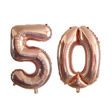 50th Year Birthday Balloon - 2 Pieces - 12 Inches