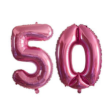 50th Year Birthday Balloon - 2 Pieces - 12 Inches