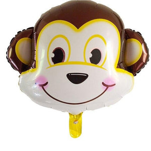 Jungle Party Birthday Balloon -  6 Pieces - 12 Inches