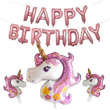 Happy Birthday Unicorn Letter - 16 Piece Set - 16 Inches