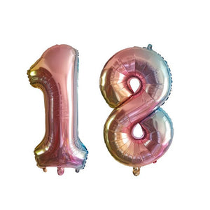 18th Year Birthday Balloon - 12 Inches