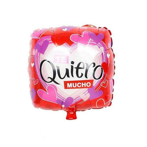 Spanish Valentine's Balloons - Pink Red White Green - 10 Pieces - 18 Inches