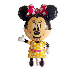 Micky Is Here Party Balloons - Red, Black, Pink- Wedding New Year Baby Shower - 7 Pieces