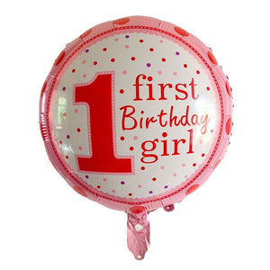 Baby 1st Birthday Balloons Set - 50 Pieces