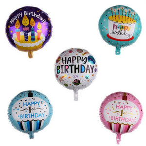 Baby 1st Birthday Balloons - 50 Pieces