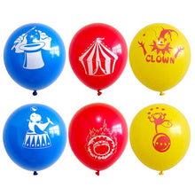 Confetti Latex Balloons - Red Blue Yellow - 20 Pieces - 12 Inches
