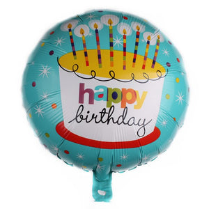 Happy Birthday Balloons - 10 Pieces - 18 Inches