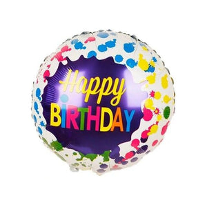 Happy Birthday Balloons - 10 Pieces - 18 Inches