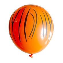 Animal Printed Balloons - Orange Yellow White - 100 Pieces - 12 Inches