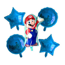 Super Mario Party Balloons - Red Blue - 13 Pieces - 18 Inches