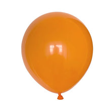 Orange and Black Birthday Balloon - Orange & Black - 30 Pieces - 10 Inches
