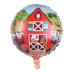 50pcs/lot farm animal Balloon Foil Balloon Baby 1st Birthday Party Decorations