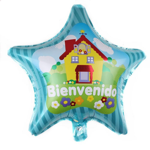 50pcs/lot 18inch Cartoon Farm Paradise Star Balloon Party Decoration Pasture Animals Foil Helium Balloons Kids Toys
