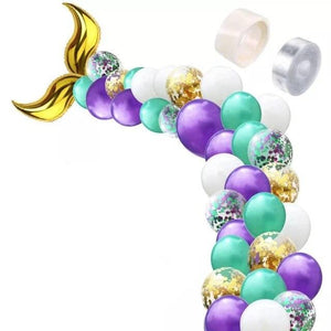 Mermaid Balloons - Birthday Party - 44 Pieces - 24 Inches